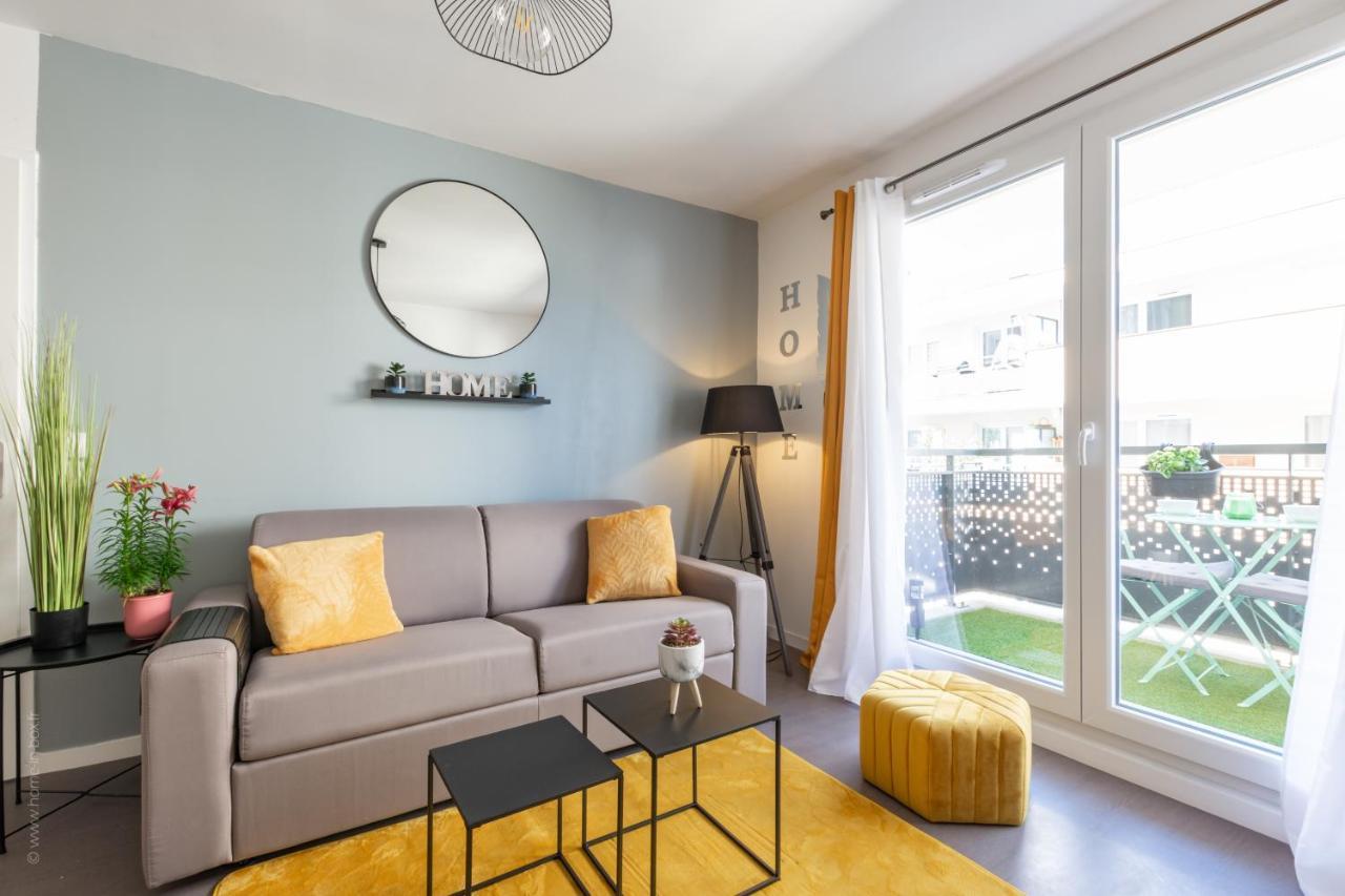 The Sunshine- Appart Cosy Proche Paris-Disney Avec Parking Prive Dans Residence Meaux Esterno foto