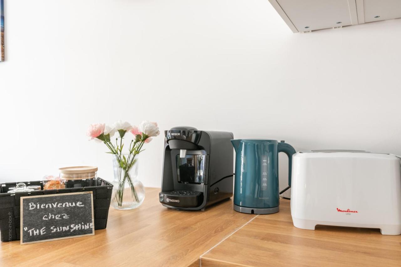 The Sunshine- Appart Cosy Proche Paris-Disney Avec Parking Prive Dans Residence Meaux Esterno foto